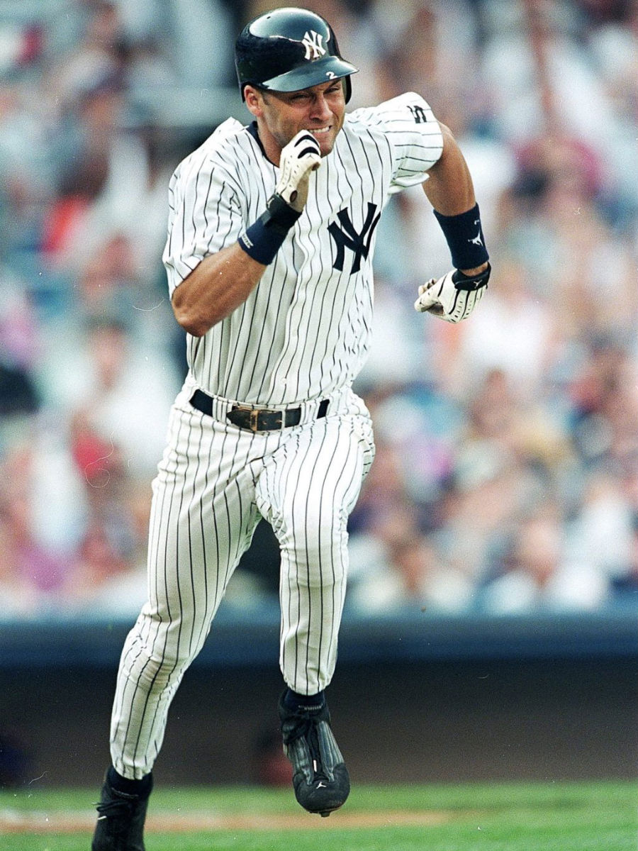 XX8 Days of Flight // Derek Jeter Wears Air Jordan XIV PE Cleats In 1999