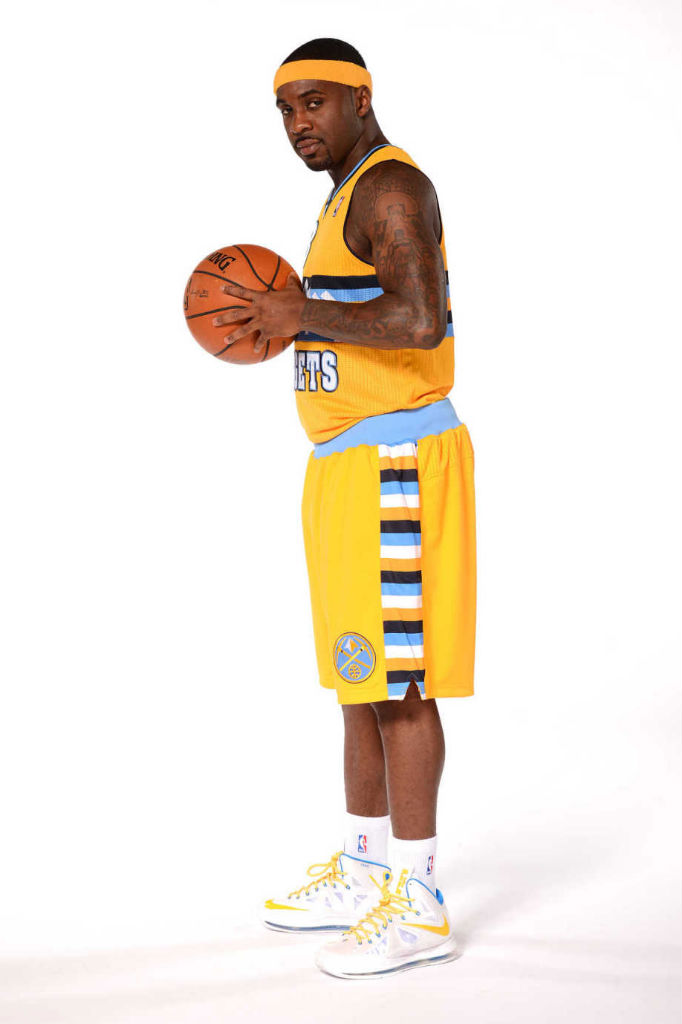 Ty Lawson wearing Nike LeBron X iD