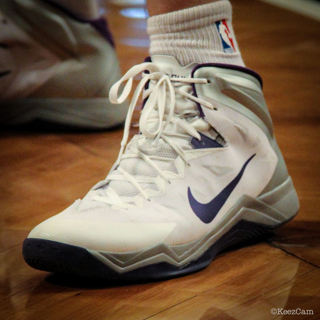 Aaron Gray wearing Nike Hyper Quickness