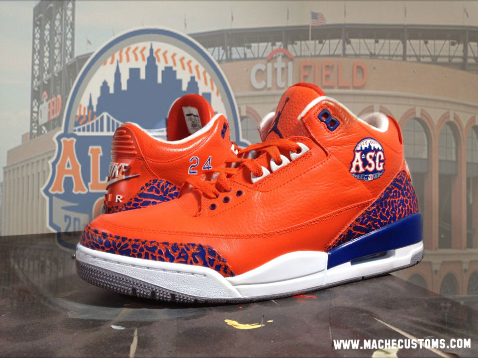 Air Jordan III 3 Retro "All-Star" For Pedro Alvarez By Mache Custom Kicks (1)