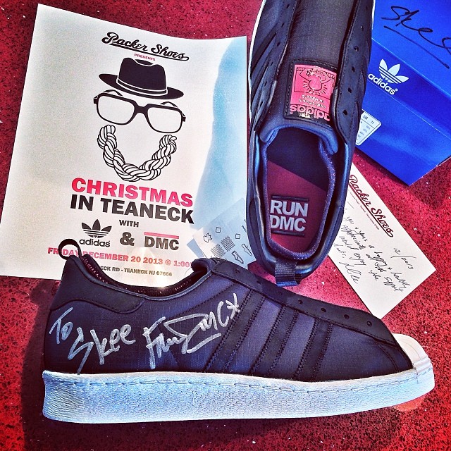 DJ Skee Picks Up Run DMC x Keith Haring x adidas Originals Superstar 80s