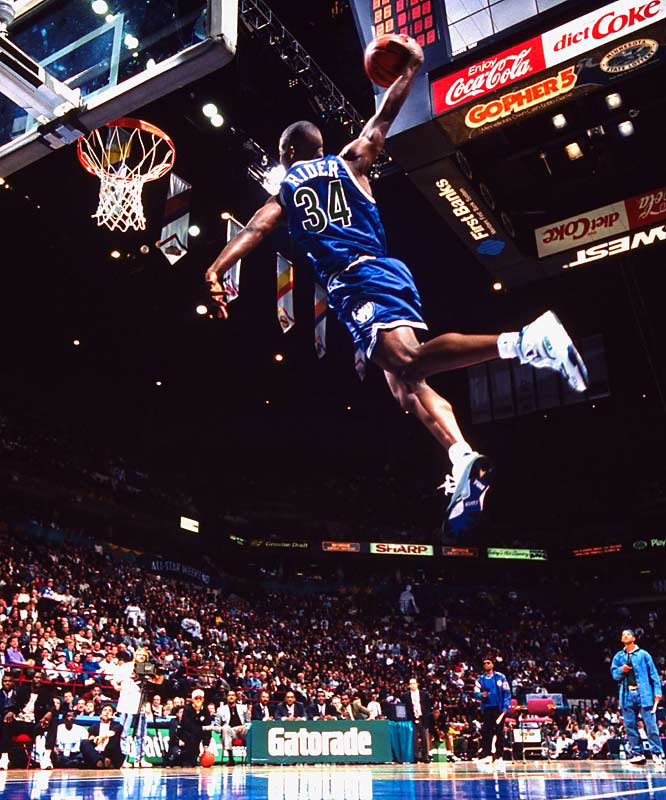 Isaiah Rider wearing Converse NBA Threat