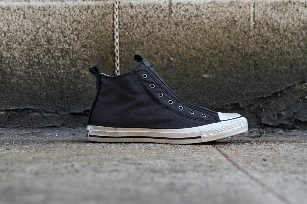 Converse by John Varvatos Laceless Hi Black (1)