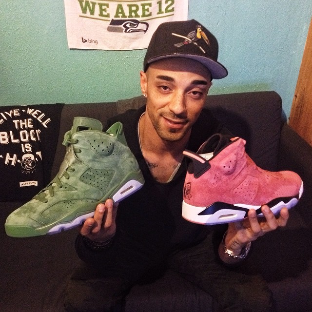 Macklemore s Childhood Friend Laced in Air Jordan 6 PEs Complex