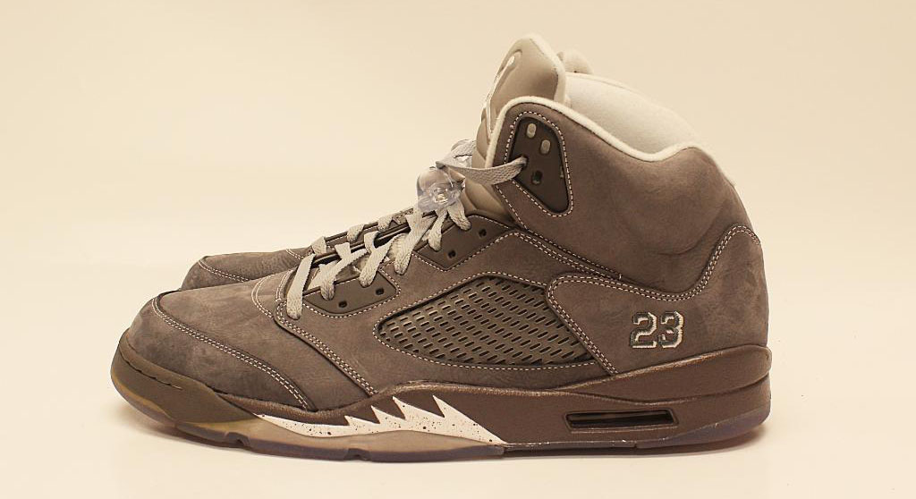 Warren Sapp's Air Jordan Collection Aution // Air Jordan V 5 Wolf Grey