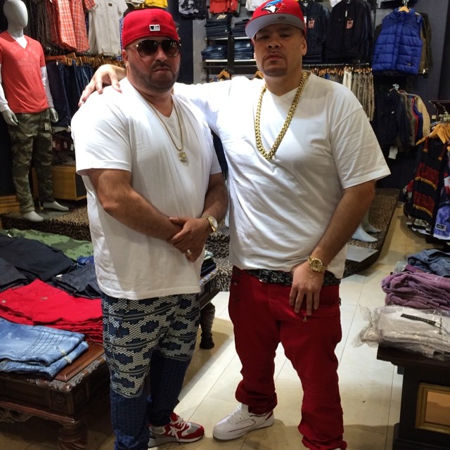 Fat Joe wearing Air Jordan II 2 White/Red