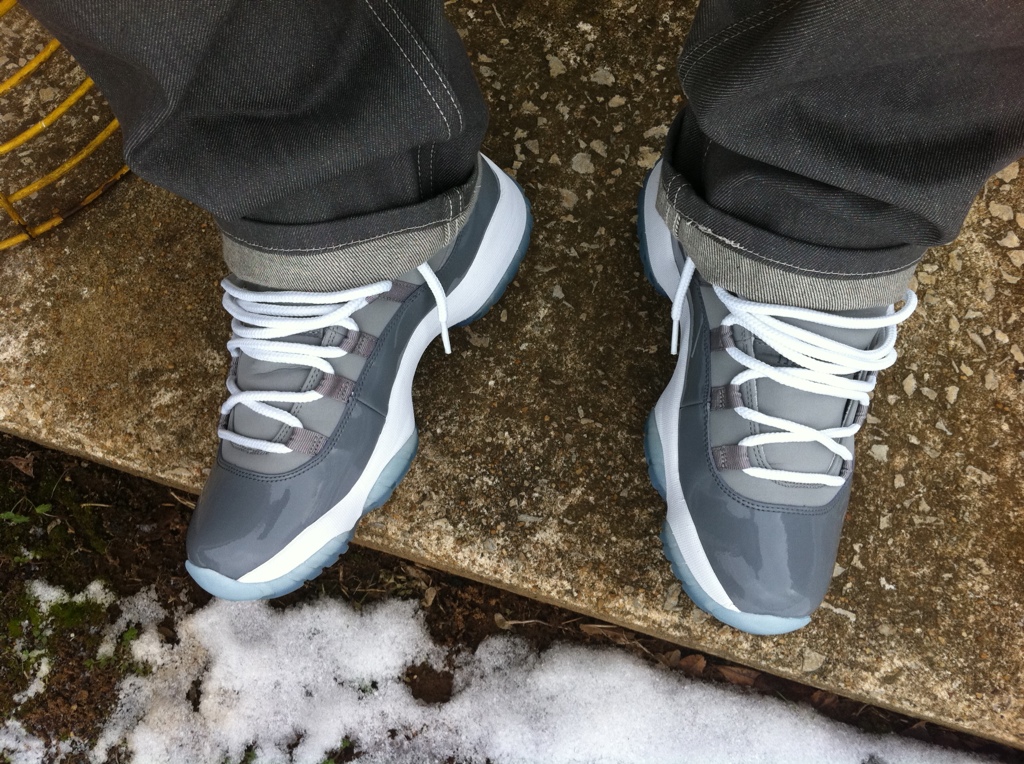 jordan 11 cool grey shoelaces