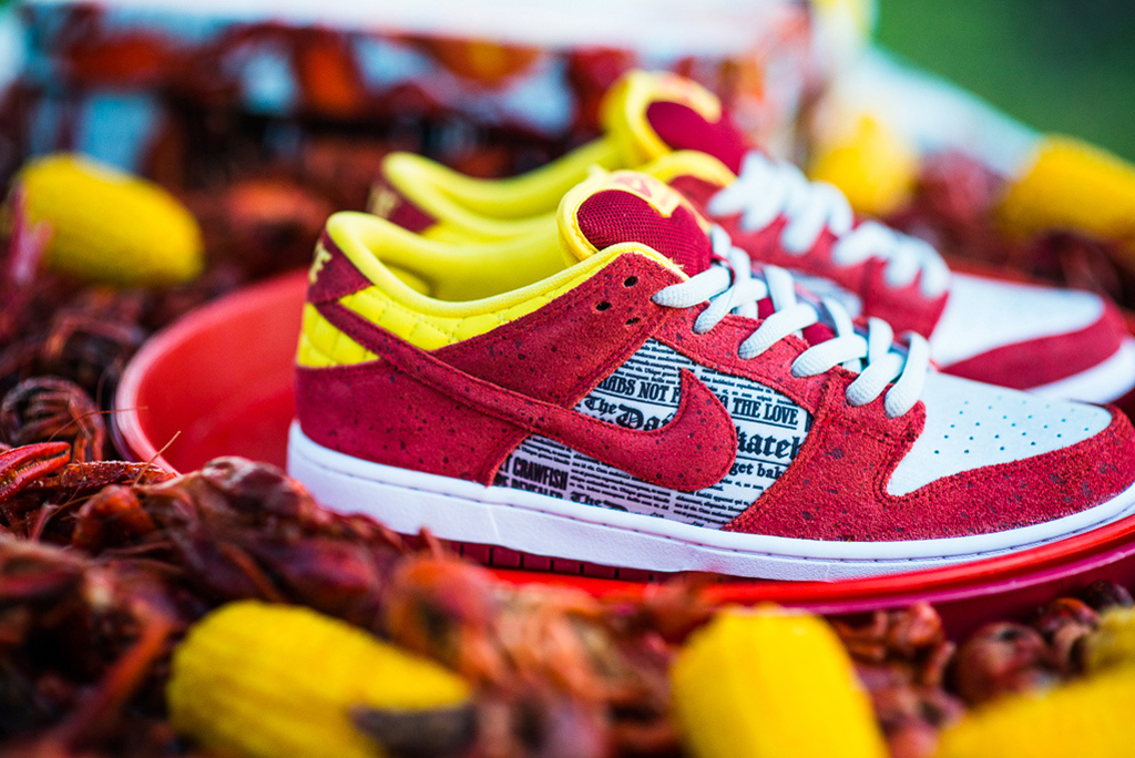 A Detailed Look at the Rukus x Nike SB Dunk Low 'Crawfish' | Sole