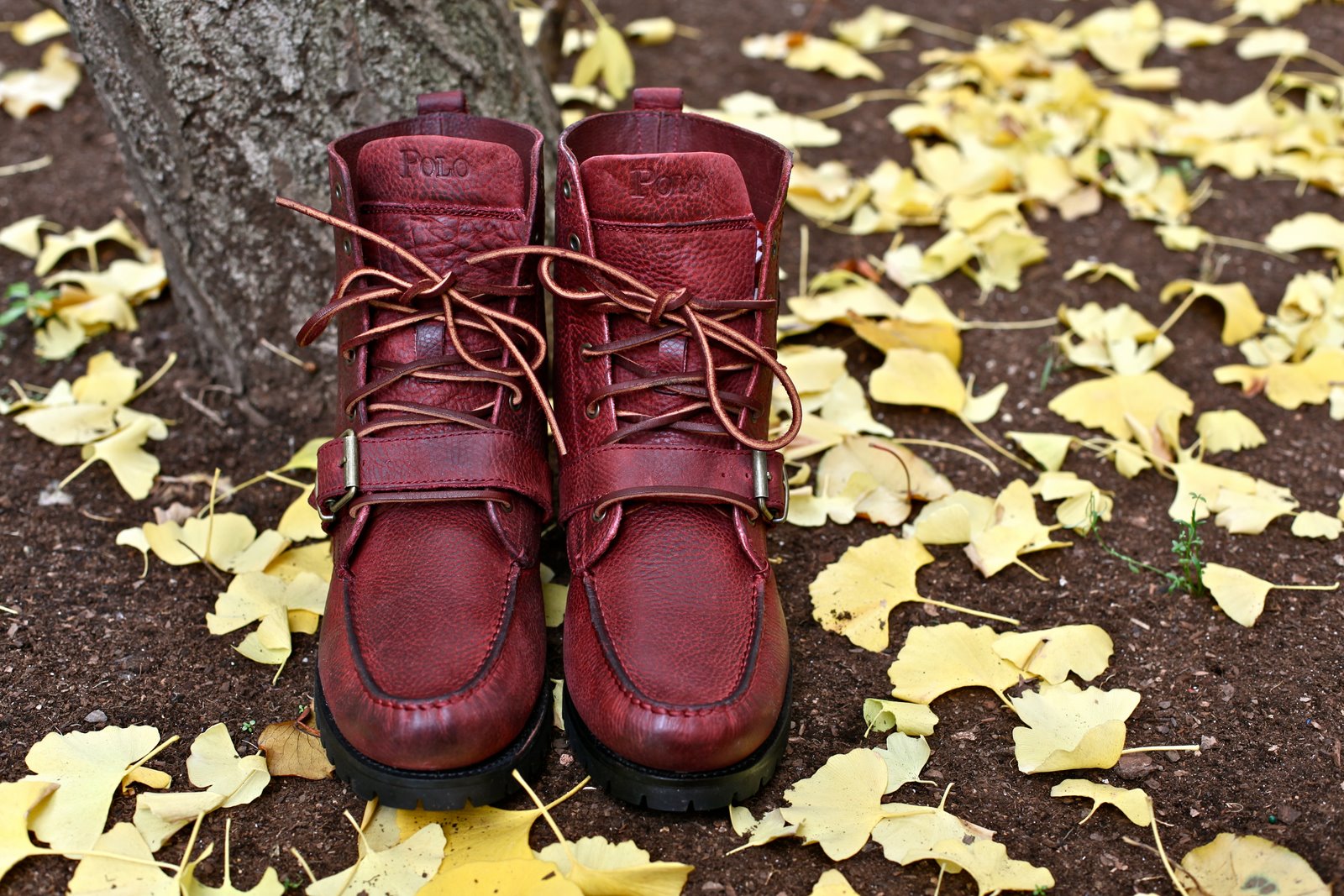 ralph lauren red boots