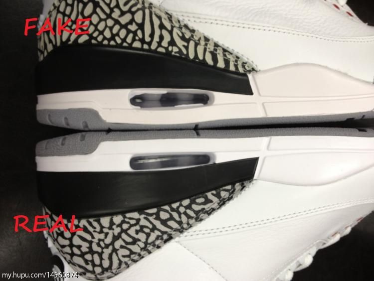 jordan 3 infrared fake vs real