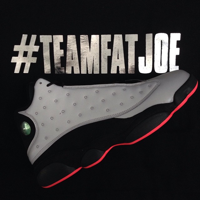 Fat Joe Picks Up Air Jordan XIII 13 Reflective Silver