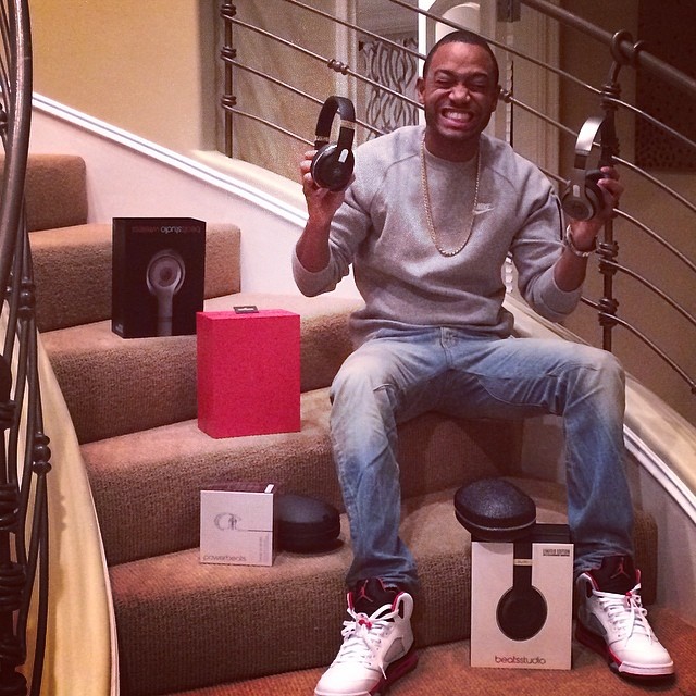 Terrence J wearing Air Jordan V 5 Fire Red