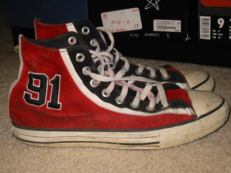 dennis rodman converse basketball shoes