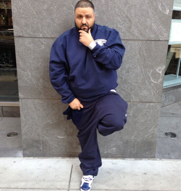 DJ Khaled wearing Air Jordan 6 VI Retro Olympic