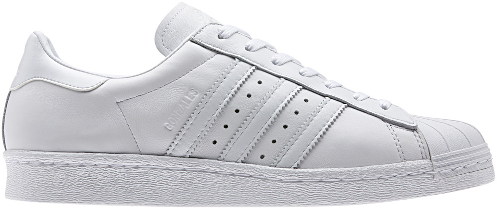 Gonz's Blank Canvas adidas Superstars | Sole Collector