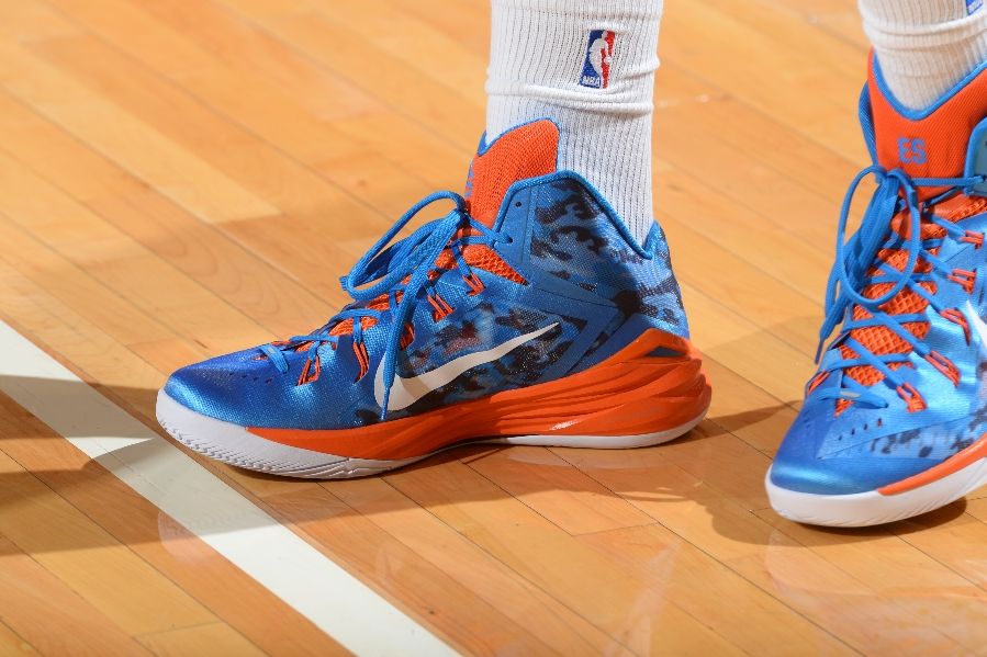 Orange and sale blue hyperdunks