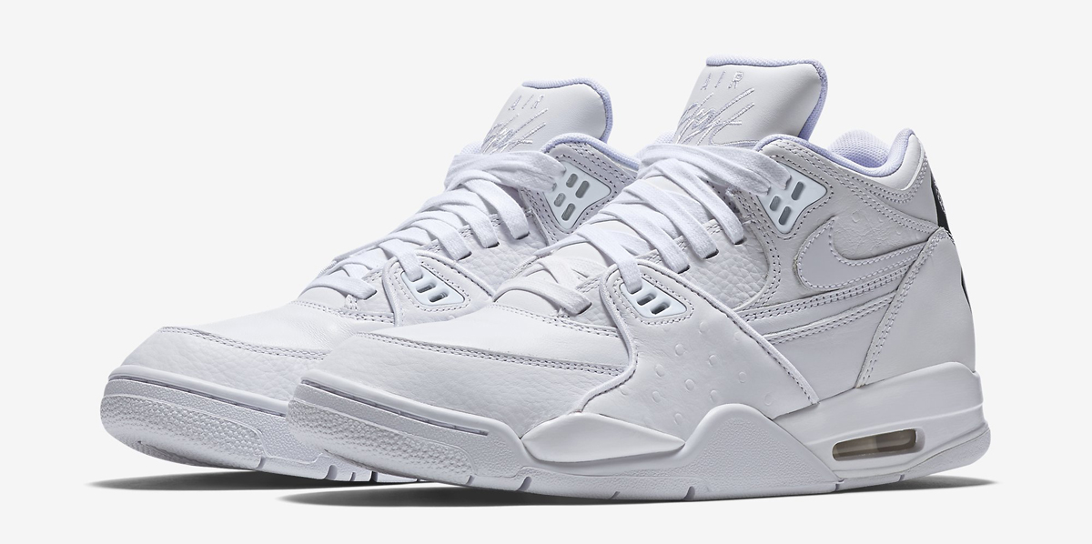 white nike air flight