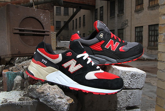 new balance 999 elite edition black red