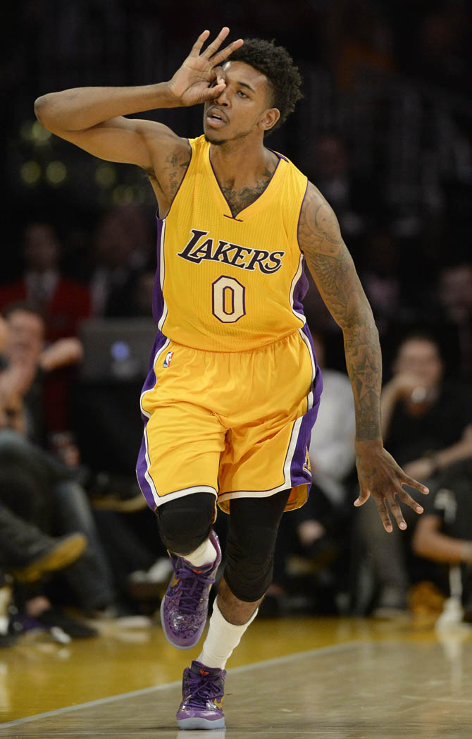 SoleWatch Nick Young Wears the Prelude Nike Kobe 4 Complex