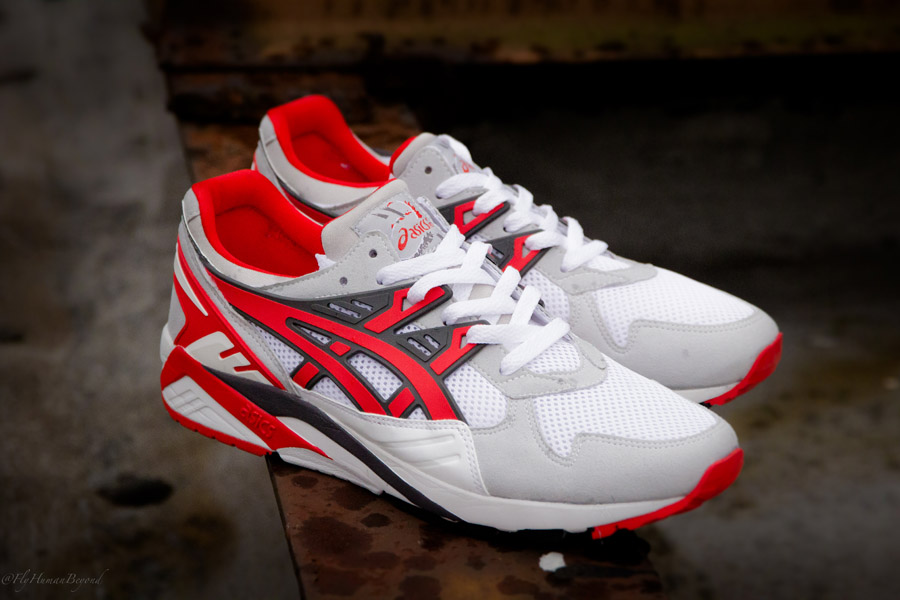 asics gel kayano trainer red