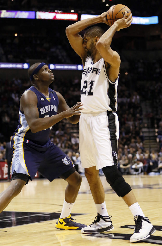 Tim Duncan wearing adidas Crazy Fast PE