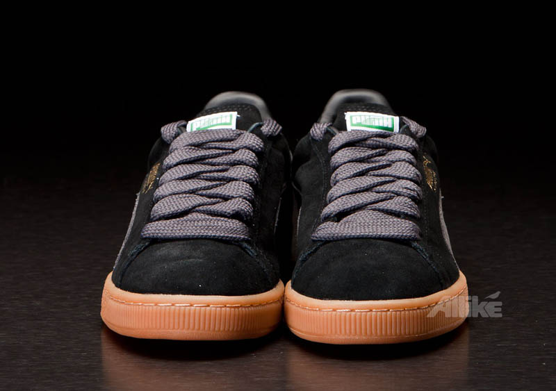 puma suede classic black gum