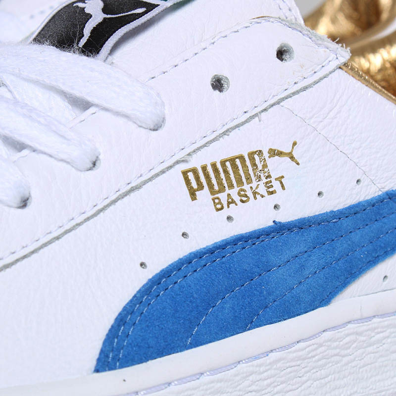 PUMA "The List" Suede Mid & Basket - Gold Classic Pack