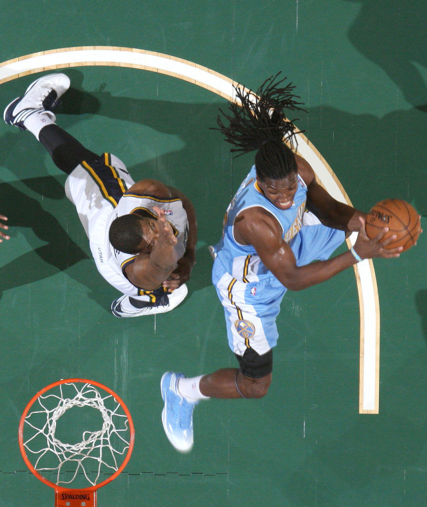 Kenneth Faried & Derrick Favors wearing adidas Crazy Fast