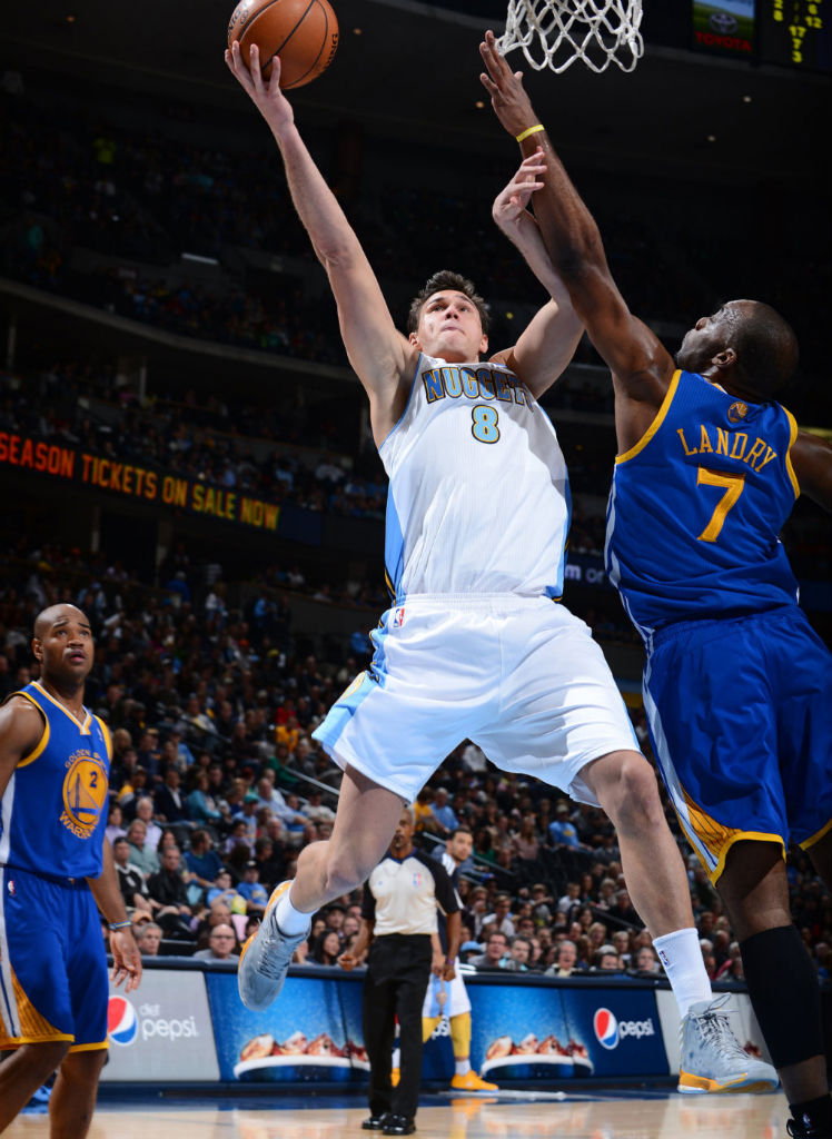 Danilo Gallinari wearing adidas adizero Crazy Light 2