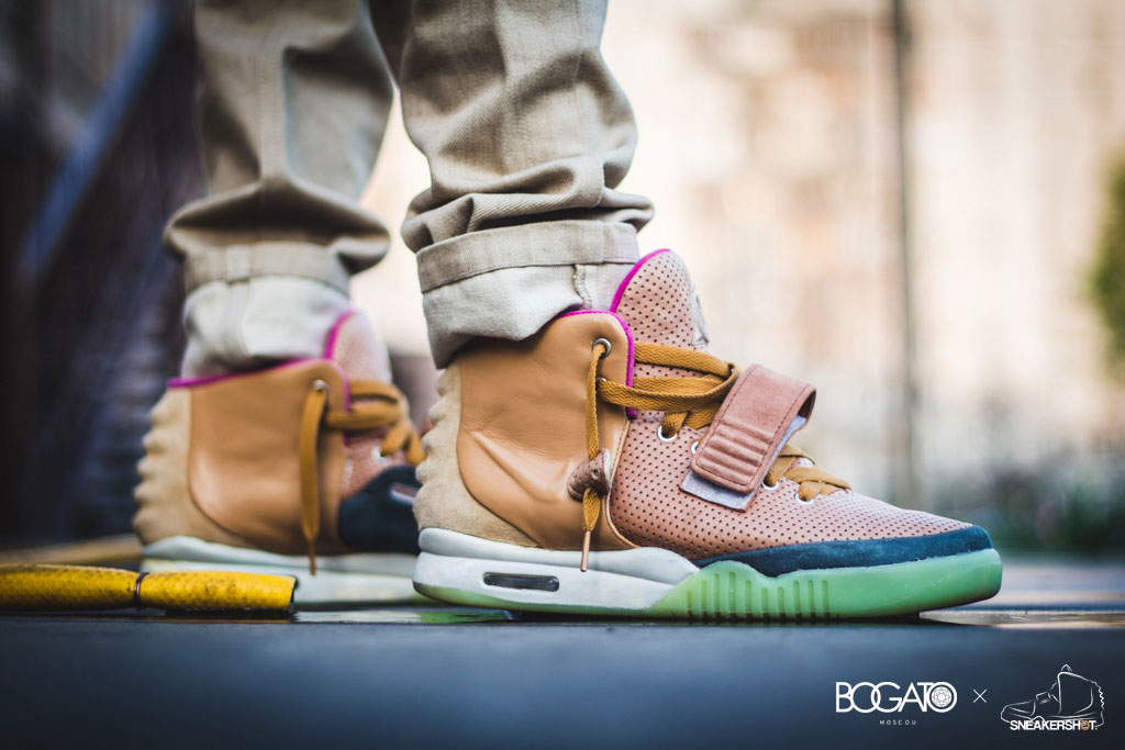 nike air yeezy 1 net tan