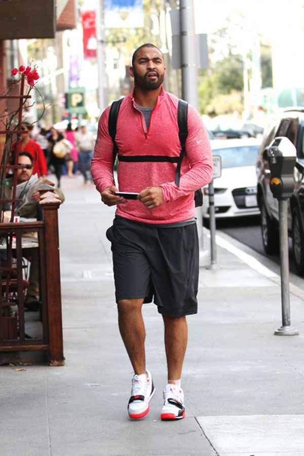 Matt Kemp wearing Nike Air Trainer 1 Infrared