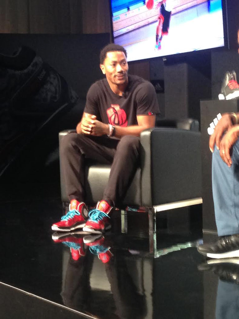 Derrick Rose at adidas Boost Unveiling Event (1)