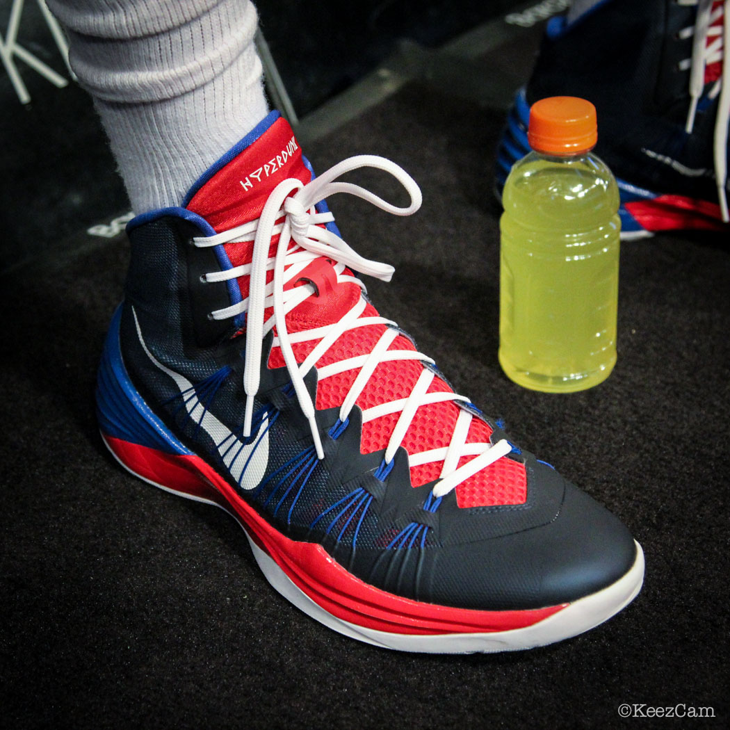 SoleWatch // Up Close At Barclays for Nets vs Pistons - Greg Monroe wearing Nike Hyperdunk 2013