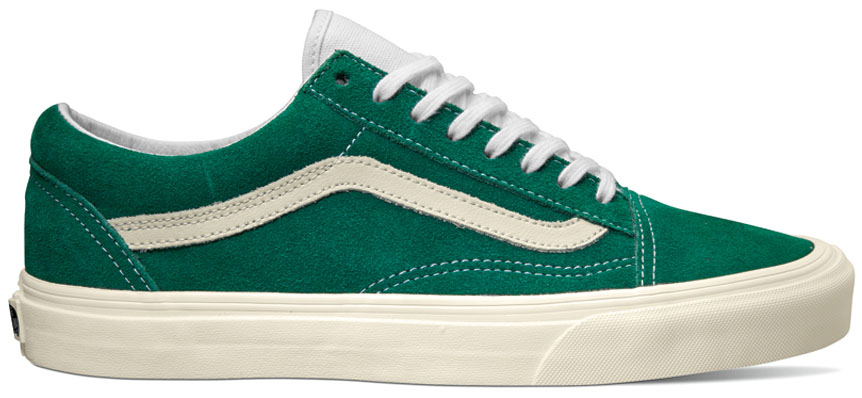 vans old skool vintage green