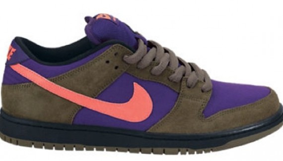 green brown purple dunks