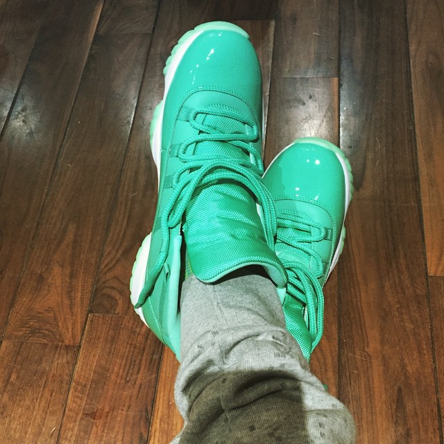 jordan xi emerald