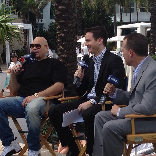 Fat Joe wearing Air Jordan 12 XII Taxi