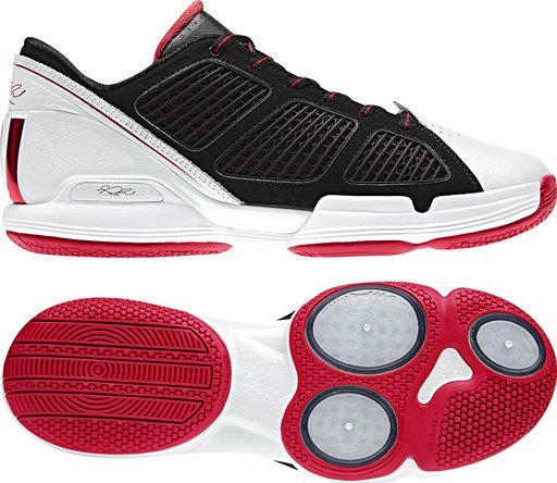 adidas adiZero Rose 1.5 Low - White/Black/Red