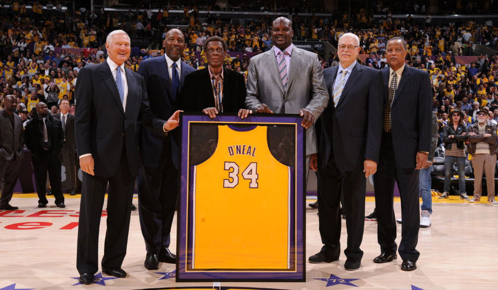 Los Angeles Lakers Retire Shaq's #34 Jersey (10)
