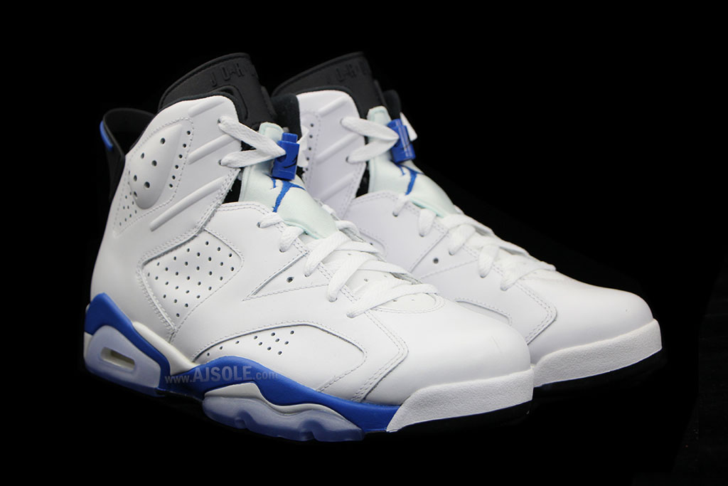 blue and white 6s