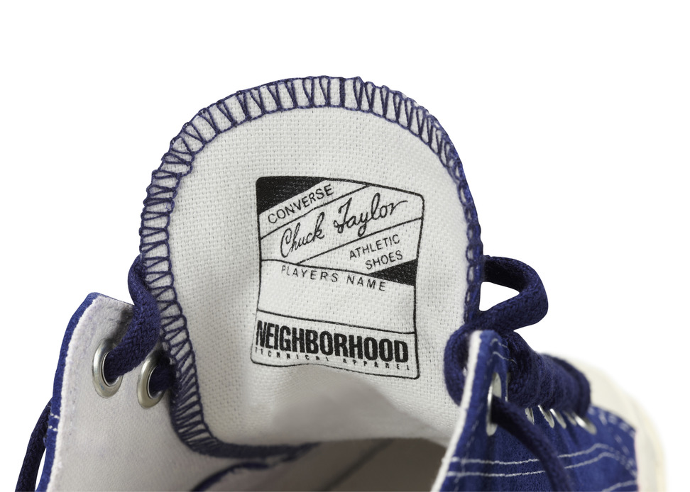 Neighborhood x Converse First String Chuck Taylor 70 Ox tongue branding