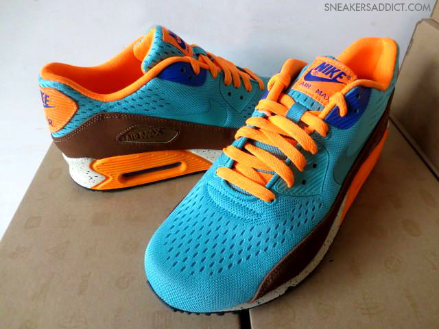 Nike air shop orange and blue