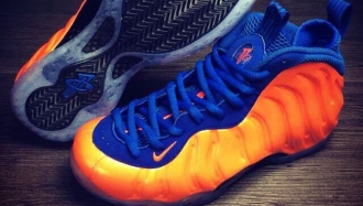 nike air foamposite one knicks