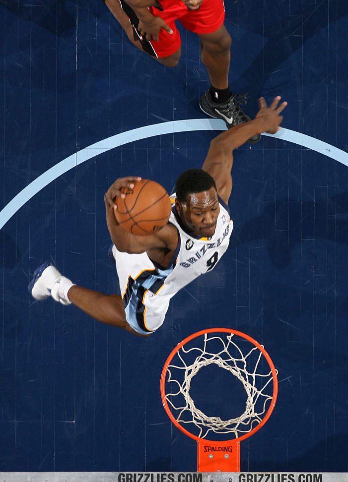 Tony Allen wearing adidas Rose 3