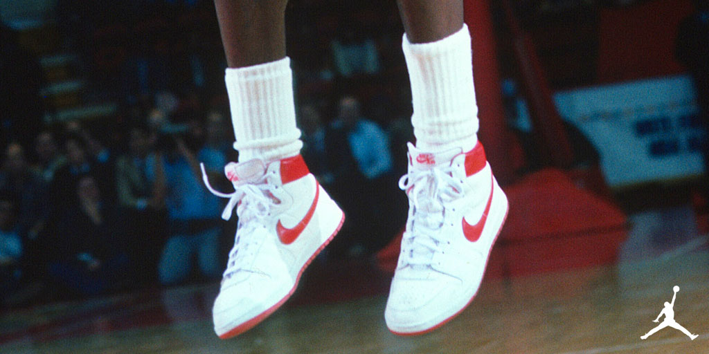 michael jordan shoes before nike