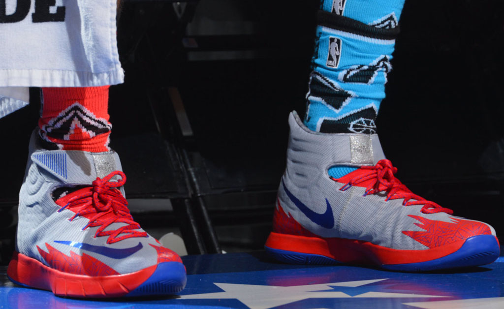 Michael Carter-Williams wearing Nike Zoom HyperRev PE