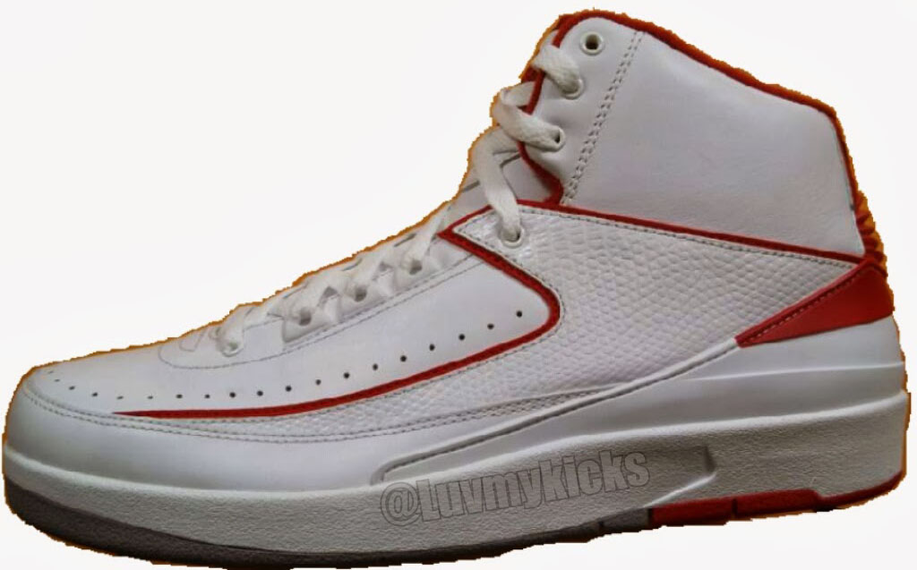 Air Jordan 2 Retro White/Red