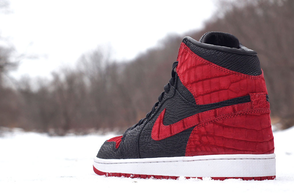 Air Jordan 1 Croc + Shark 'Bred' by JBF Customs (6)