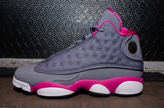 Air Jordan 13 Retro GS Cool Grey Atomic Pink Complex