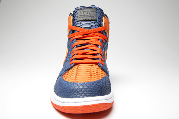 Air Jordan I 1 Knicks Python for DJ Clark Kent by JBF Customs (5)